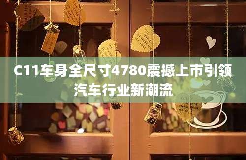 C11车身全尺寸4780震撼上市引领汽车行业新潮流