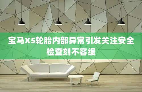 宝马X5轮胎内部异常引发关注安全检查刻不容缓