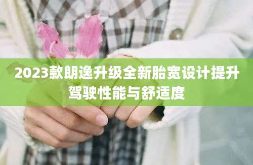 2023款朗逸升级全新胎宽设计提升驾驶性能与舒适度