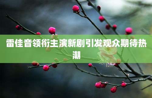 雷佳音领衔主演新剧引发观众期待热潮