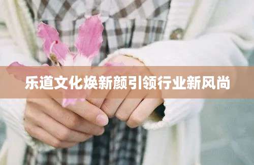 乐道文化焕新颜引领行业新风尚