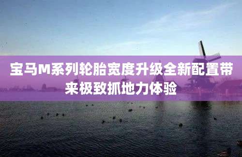 宝马M系列轮胎宽度升级全新配置带来极致抓地力体验