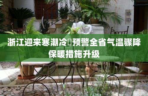 浙江迎来寒潮冷嗎预警全省气温骤降保暖措施升级