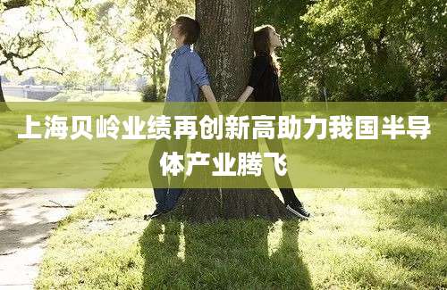 上海贝岭业绩再创新高助力我国半导体产业腾飞
