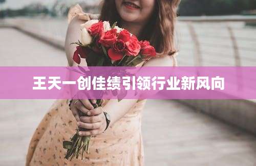 王天一创佳绩引领行业新风向