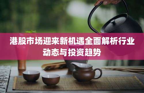 港股市场迎来新机遇全面解析行业动态与投资趋势