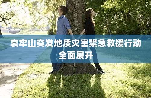 哀牢山突发地质灾害紧急救援行动全面展开