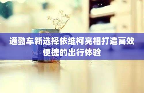 通勤车新选择依维柯亮相打造高效便捷的出行体验