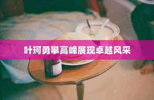 叶珂勇攀高峰展现卓越风采