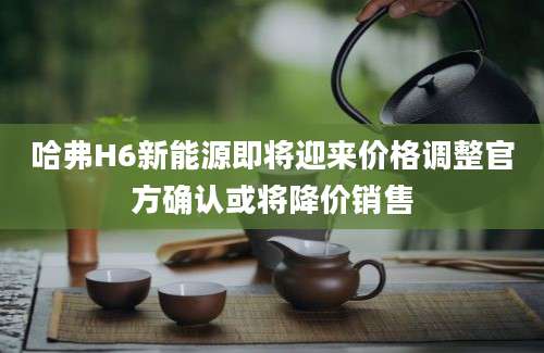 哈弗H6新能源即将迎来价格调整官方确认或将降价销售