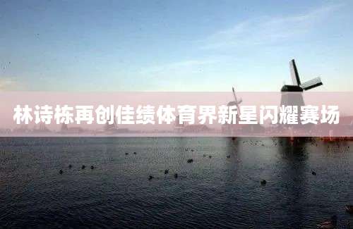 林诗栋再创佳绩体育界新星闪耀赛场