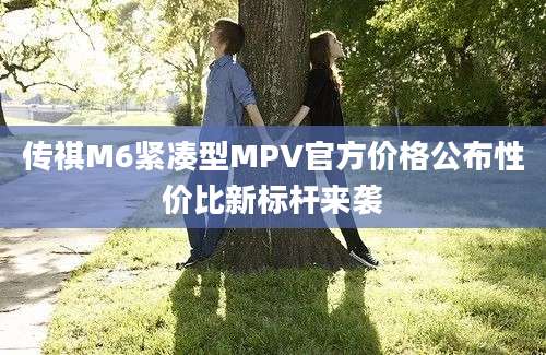 传祺M6紧凑型MPV官方价格公布性价比新标杆来袭