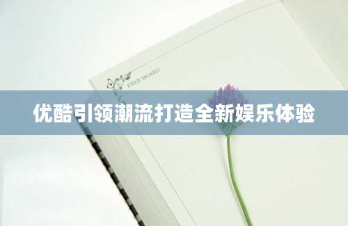 优酷引领潮流打造全新娱乐体验