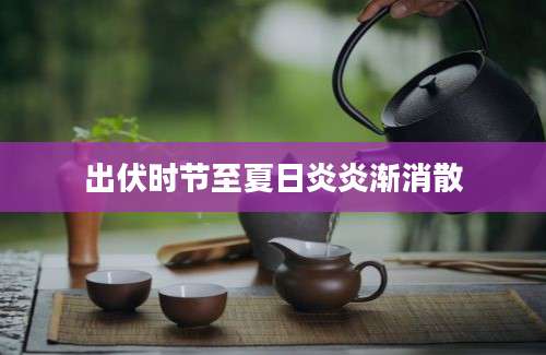 出伏时节至夏日炎炎渐消散