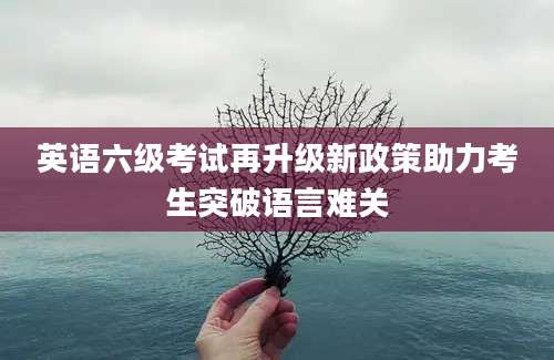 英语六级考试再升级新政策助力考生突破语言难关