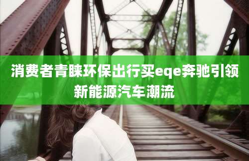 消费者青睐环保出行买eqe奔驰引领新能源汽车潮流