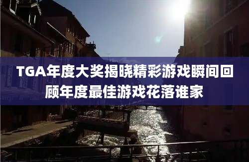 TGA年度大奖揭晓精彩游戏瞬间回顾年度最佳游戏花落谁家