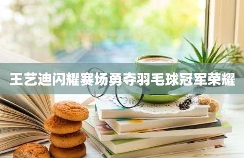 王艺迪闪耀赛场勇夺羽毛球冠军荣耀