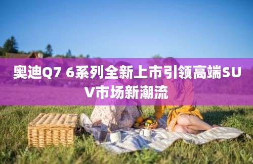 奥迪Q7 6系列全新上市引领高端SUV市场新潮流