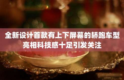 全新设计首款有上下屏幕的轿跑车型亮相科技感十足引发关注