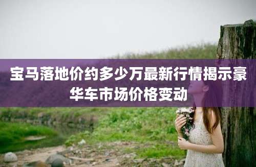 宝马落地价约多少万最新行情揭示豪华车市场价格变动