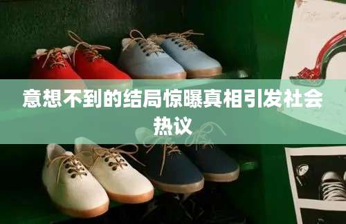 意想不到的结局惊曝真相引发社会热议