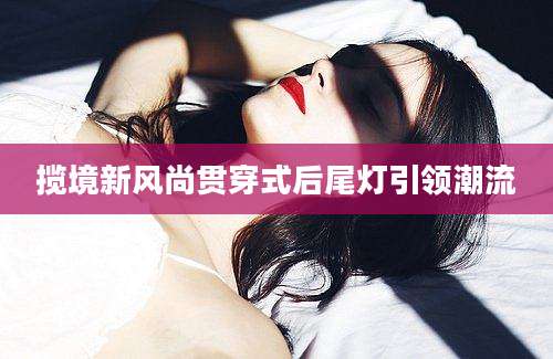 揽境新风尚贯穿式后尾灯引领潮流
