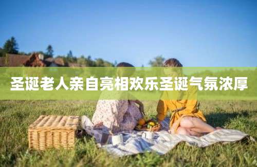 圣诞老人亲自亮相欢乐圣诞气氛浓厚
