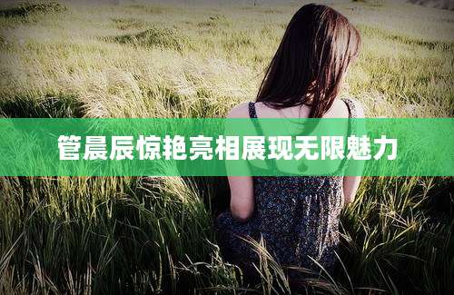 管晨辰惊艳亮相展现无限魅力