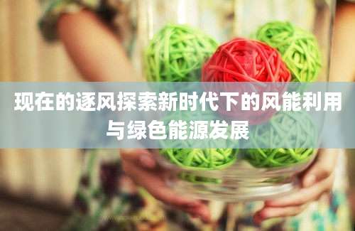 现在的逐风探索新时代下的风能利用与绿色能源发展