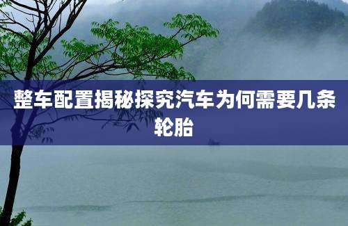 整车配置揭秘探究汽车为何需要几条轮胎