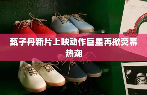 甄子丹新片上映动作巨星再掀荧幕热潮