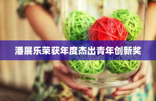 潘展乐荣获年度杰出青年创新奖