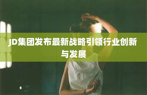 JD集团发布最新战略引领行业创新与发展