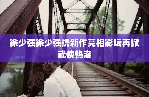 徐少强徐少强携新作亮相影坛再掀武侠热潮