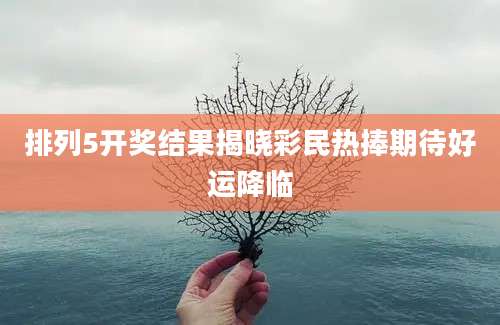排列5开奖结果揭晓彩民热捧期待好运降临