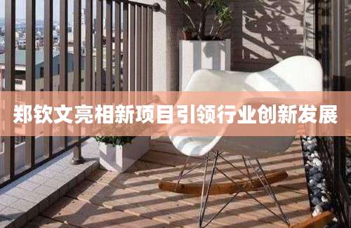 郑钦文亮相新项目引领行业创新发展