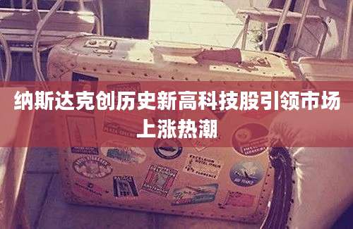 纳斯达克创历史新高科技股引领市场上涨热潮