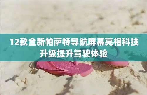 12款全新帕萨特导航屏幕亮相科技升级提升驾驶体验