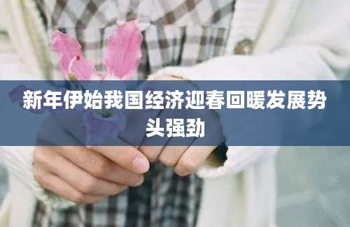 新年伊始我国经济迎春回暖发展势头强劲