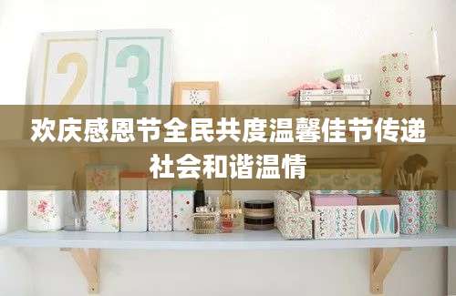 欢庆感恩节全民共度温馨佳节传递社会和谐温情