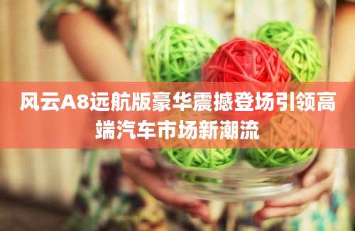 风云A8远航版豪华震撼登场引领高端汽车市场新潮流