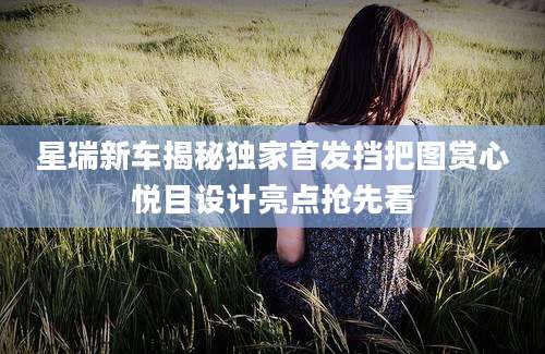星瑞新车揭秘独家首发挡把图赏心悦目设计亮点抢先看