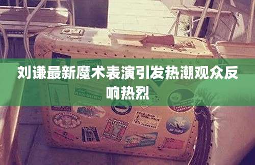 刘谦最新魔术表演引发热潮观众反响热烈