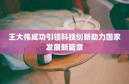 王大伟成功引领科技创新助力国家发展新篇章