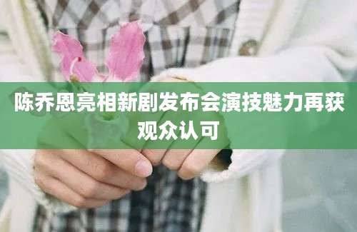 陈乔恩亮相新剧发布会演技魅力再获观众认可