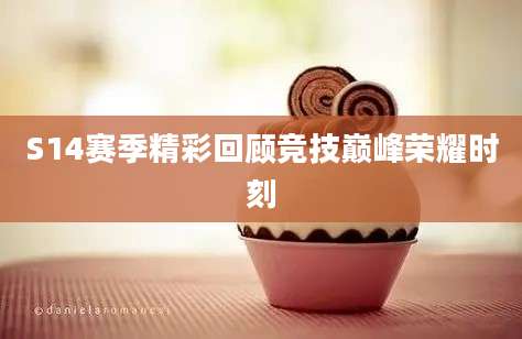 S14赛季精彩回顾竞技巅峰荣耀时刻