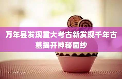 万年县发现重大考古新发现千年古墓揭开神秘面纱