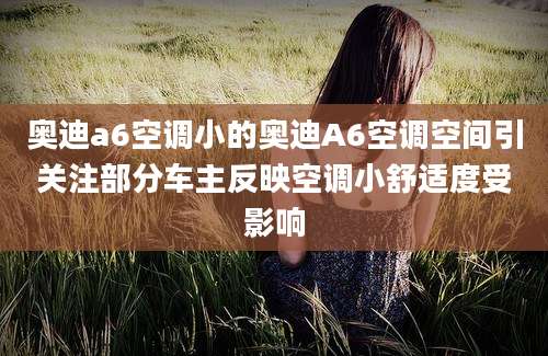 奥迪a6空调小的奥迪A6空调空间引关注部分车主反映空调小舒适度受影响