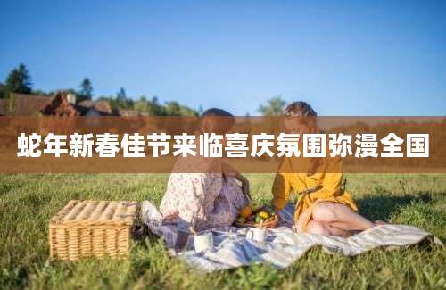 蛇年新春佳节来临喜庆氛围弥漫全国